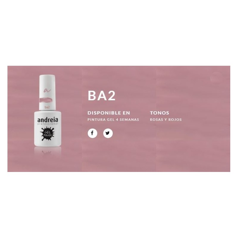 Esmalte Gel Andreia 4 Semanas BA2