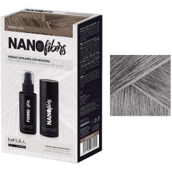 NANOFIBERS FIBRAS CAPILARES CON KERATINA NEGRO 25g