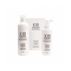 K3D KERAXIN hair loss treatment Pack Regenerador K3D 250ml+150ml