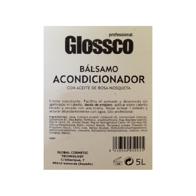 Glossco Balsamo Acondicionador 5L