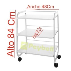 Carrito Estetica Mediano 84x48x30