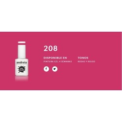 Esmalte Gel Andreia 4 Semanas Nº 208